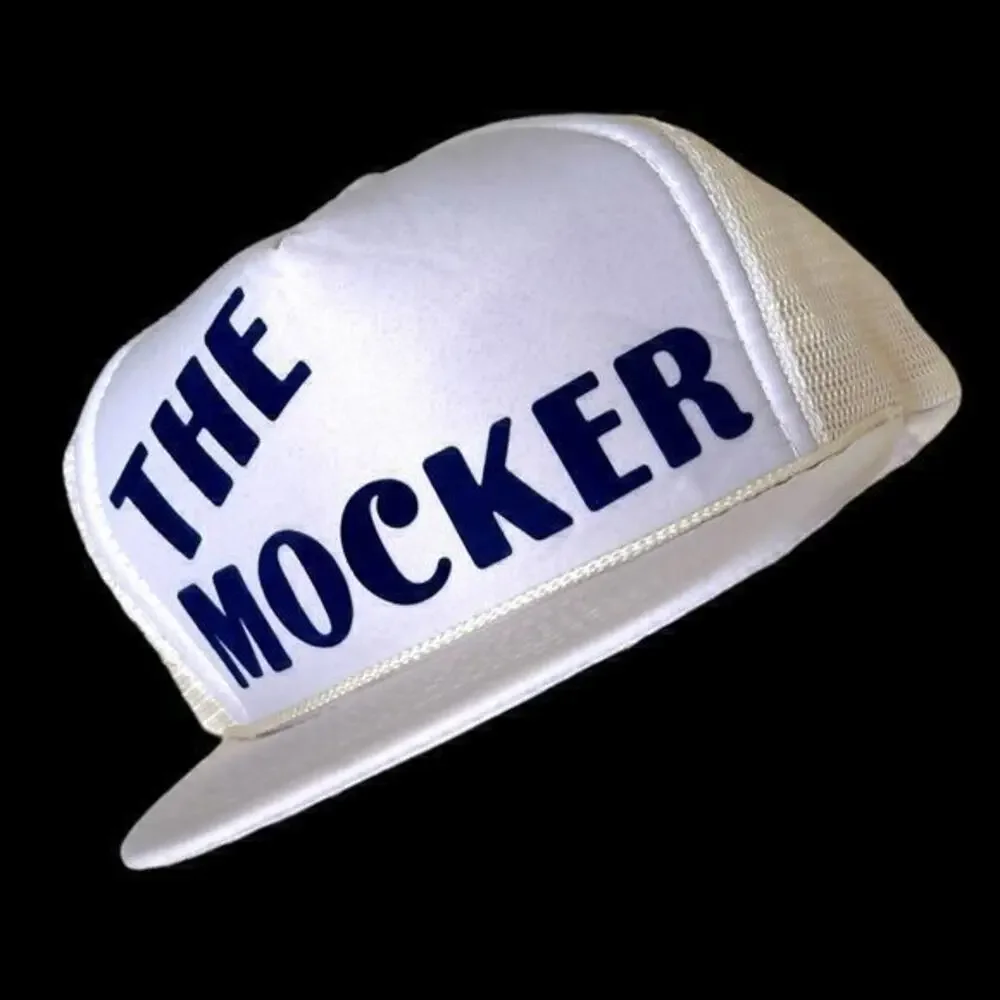 The Mocker 1980’s Foam White Rope Front Vintage Baseball Trucker Hat Nissin OOAK
